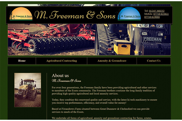 M. Freeman and Sons | Wix CMS